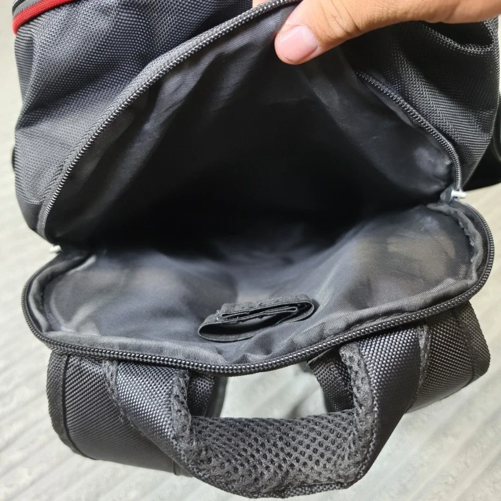 Vulcan VPRO Pickleball Backpack Black Red Large Multipockets LightweightDurable